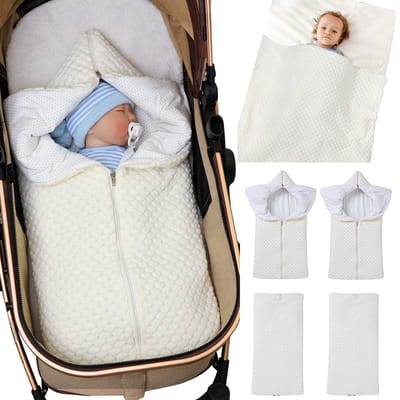 2-in-1 overall Babyslaapzak & Inbakerdeken - Knusse Warmte voor Baby's van 0-12 Maanden