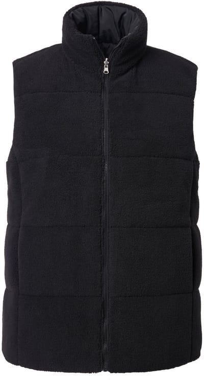 Studio Untold - Dames - Omkeerbare bodywarmer Loose Shape - Zwart - Maat 42+