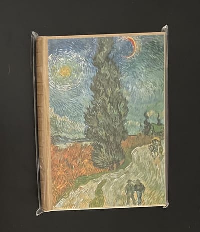 Hardcover Notitieboek 'Weg met Cipressen en Ster' Vincent van Gogh