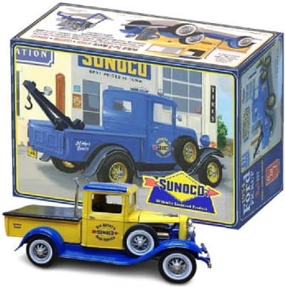 AMT Modelbouwpakket Auto - 1289 Ford Model B - 1934 Ford Pickup Sunoco Plastic - 1:25 - Modelbouw