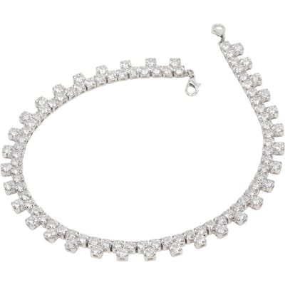 Strass Versiering Prachtige Glanzende Strass Ketting voor Trouwjurken Hoofddeksels Kettingen Ambachtelijke Decoratie white