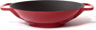 Gietijzeren wok - Ø35 cm - Sürel - Rood