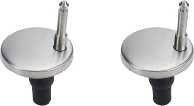 Toiletbril Scharnier Bevestiging - Reserveonderdelen Toilet - Reparatie Badkamer - Snelle Vervanging - 1.8 Inch - Zwart