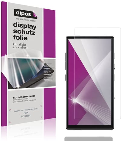 dipos – 4x Beschermfolie geschikt voor FiiO M33 R2R | Krasbestendige & heldere Screenprotector Ultra-Thin