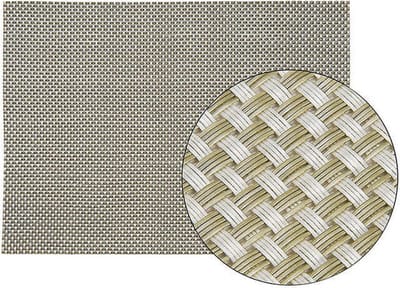 Tafel Placemats jute lichtbruin - geweven/gevlochten - 45 x 30 cm - Onderleggers - Tafel dekken