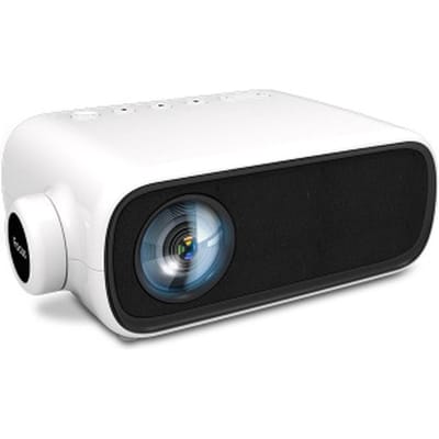 Fuegobird Mini Beamer Projector - Pocket Beamer YG280 - Draagbaar - LED - Ondersteuning van 1920*1080 - Wit