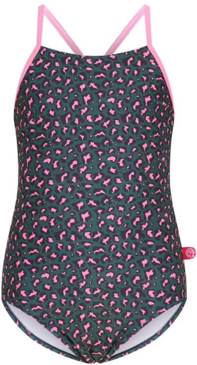 Just Beach J601-5018 Meisjes Badpak Tropic leo Maat 110-116