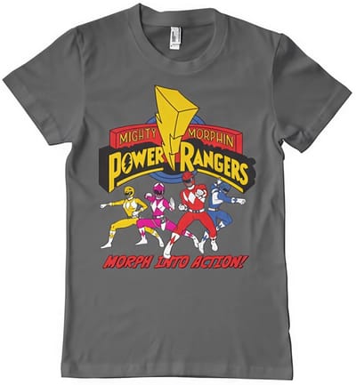 Power Rangers Morph Into Action -T-shirt