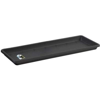 ELHO Soucoupe Barcelona Balconniere 50 - L16,7 x l45,5 x H3 cm - Anthracite - Plastique