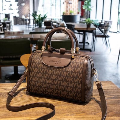 Vintage Boston Tas Grote Capaciteit Draagbare Kussentas Enkele Schouder Crossbody Tas voor Dames gray