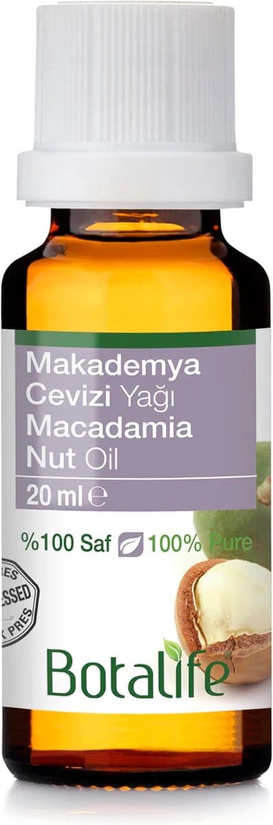 Botalife - Macadamia Olie - Macadamianootolie - Koudgeperste Olie - 100% Puur & Natuurlijk -Macadamia Oil
