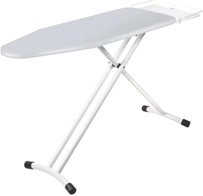 Vaporella Essential Strijkplank in hoogte verstelbaar - grijs metaal;katoen - 122 x 435 cm