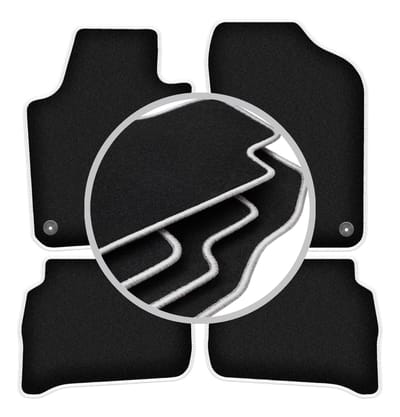 CARLUX-SILVER automatten voor: Volkswagen Polo V hatchback (2009-2017)