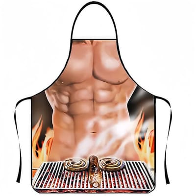 MTTProducts - Sexy Keuken Schort - Duurzaam en Wasbaar - 59 x 72 cm - Grappig Keuken Schort - Geschikt voor Mannen en Vrienden - Hoogwaardig