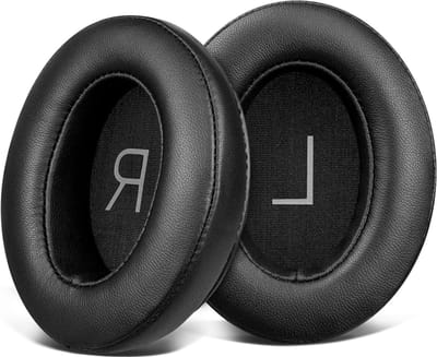 Vervangende Lamsleer Oorkussens voor Sennheiser Momentum 3 Draadloze Hoofdtelefoon met Geluiddemping, Zachte Geheugenfoam voor Comfort en Geluidsisolatie