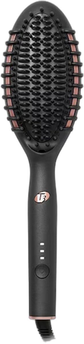 T3 Edge Heated Styling Brush – Verwarmde Stylingborstel – Keramisch & Ionisch – Anti-Pluis – 3 Temperatuurstanden