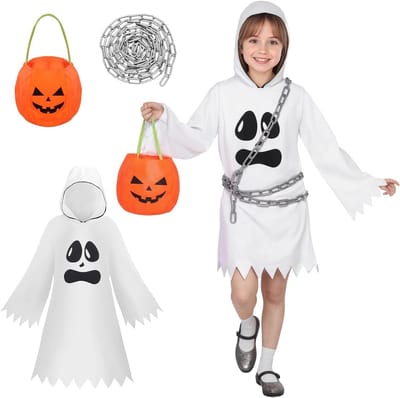 Griezelig Kinderkostuum voor Halloween, Carnaval en Feestjes met Spookthema
