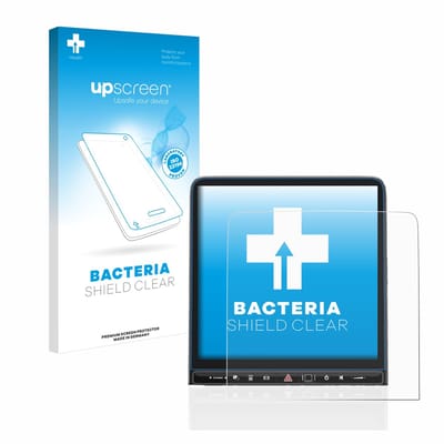upscreen - Screenprotector voor Mercedes-Benz EQS 2022-2023 - Folie Beschermfolie transparant antibacterieel