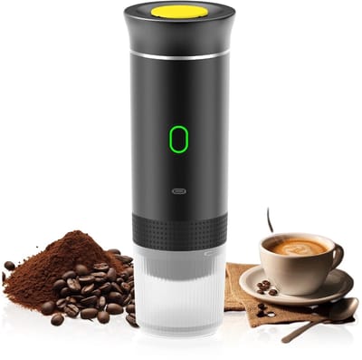 Milova Draagbaar koffiezetapparaat - Voor onderweg - Capsule koffie - Oplaadbaar - 3 in 1 - Koffiemachine - Espresso - Nespresso - Dolce Gusto