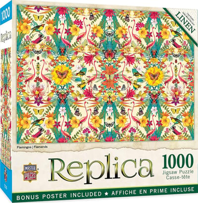 Legpuzzel - Puzzel voor volwassenen - Ontspanning en uitdaging - Matte afwerking - 1000 stukjes - Flamingo's