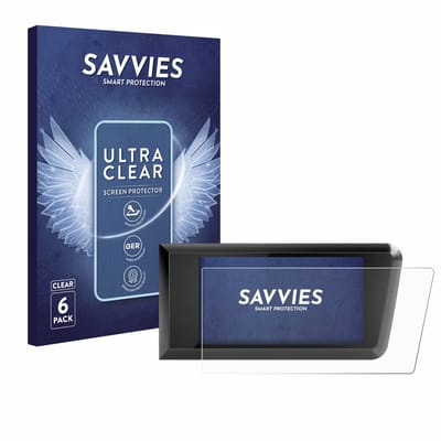 Savvies - Screenprotector voor Bosch Purion 400 - Folie Beschermfolie transparant 6 Stuks