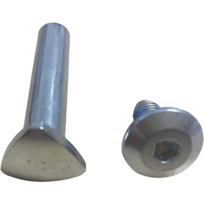 Wielbout voor rollerblades blank 34,5mm 8mm 1st.