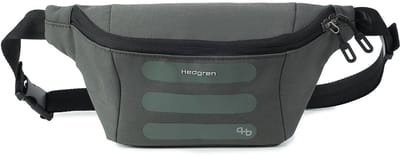 Hedgren VISIT heuptas met RFID-bescherming – Draagbaar als crossbody – Waterafstotend – Gerecyclede materialen - Black Ink
