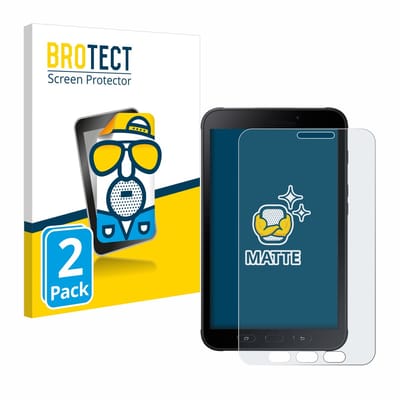 BROTECT - Screenprotector voor Samsung Galaxy Tab Active 2 SM-T395 - Folie Beschermfolie matte 2 Stuks