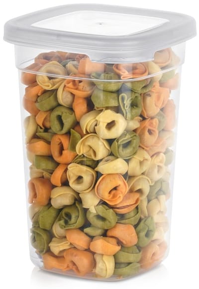 Voedselcontainer Strooibus met Deksel 1 l - Container voor Losse Producten - Keuken - Voedsel - Doos