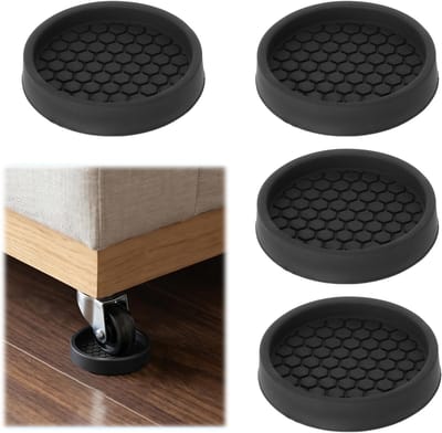 Antislip meubelpads rond 5 cm - 4 stuks meubelstoppers, vloerbescherming, meubelpoot beschermers en glijders voor optimale stabiliteit en bescherming van meubels