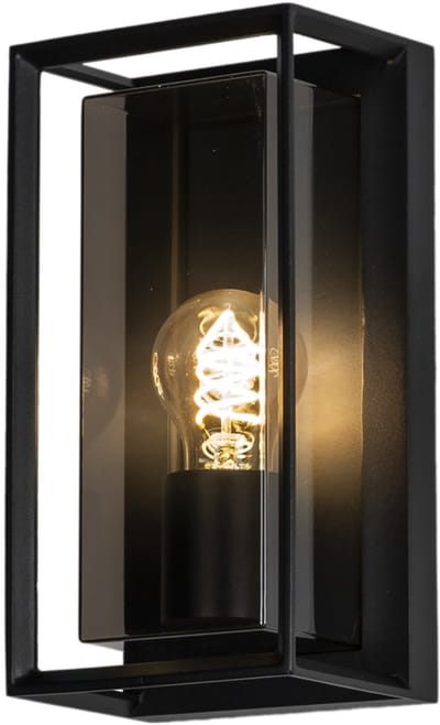 Lumidora Wandlamp 75347 - Voor buiten - ELIN - E27 - Zwart - Kunststof - Buitenlamp - IP54