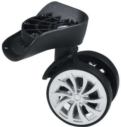 Duurzame Vervangwielen voor Koffers, 2 Stuks met een Diameter van 55mm, Universele Casters voor Reisbagage en Koffers