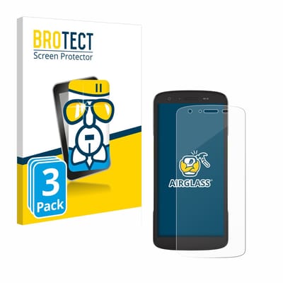 Screenprotector 3 Stuks voor Zebra TC27 Beschermglas transparant