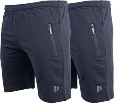 2-Pack Donnay Joggingshort (Nick) - Sportshort - Heren - Navy (020) - maat S