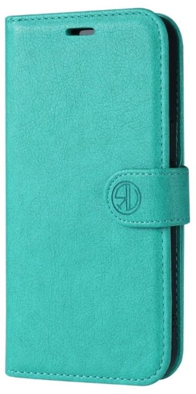 Hoesje Geschikt voor Apple iPhone 17 pro max/Wallet case /iphone 17 pro max hoesje/iphone 17 pro max case / book case Portemonnee kaarthouder/ magneetflipje/ kleur Turquoise