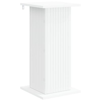 vidaXL - Plantenstand - Wit - 30,5 - x - 30 - x - 60,5 - cm - Bewerkt - hout
