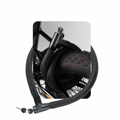 Voltano Flexilock Kettingslot - Zwart - 110 CM - Flexibel Kettingslot - Lichtgewicht en Vormvast
