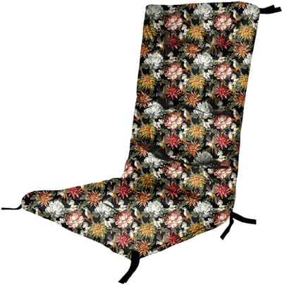 FEROCITY - Tuinstoelkussens - Comfortabel, duurzaam - Voor meubels van pallets - 130 x 50 x 5cm - Polyester - Kleurige Bloemen