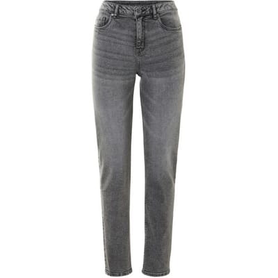 esmara Dames jeans - Straight Fit (grijs denim, 34 (normale lengte))