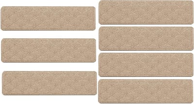 Trapmatten - Traphoes Antislip - Veiligheid Verhogend - Zelfklevende TPE-achterkant - 7 stuks - Meerkleurig