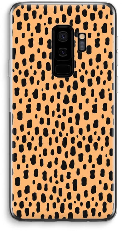 Case Company® - Hoesje geschikt voor Samsung Galaxy S9 Plus hoesje - Panter - Soft Cover Telefoonhoesje - Bescherming aan alle Kanten en Schermrand