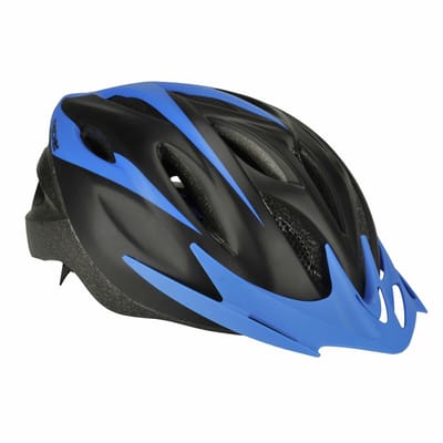 FISCHER FAHRRAD Sportiv sw L/XL City fietshelm Zwart, Lichtblauw Confectiemaat: L