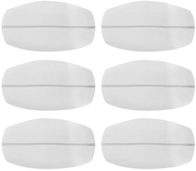 6 Stuks Siliconen BH Schouderband Kussens - Antislip, Onzichtbaar en Zacht voor Dames in Zwart en Wit