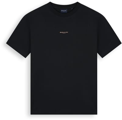 Ballin Amsterdam - Jongens Loose fit T-shirts Crewneck SS - Black - Maat 6