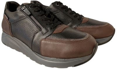 mephisto mobils - ISAAC - Vrije tijdsschoenenHeren veterschoenHeren sneakersCasual - Kleur: Bruin - Maat: 46