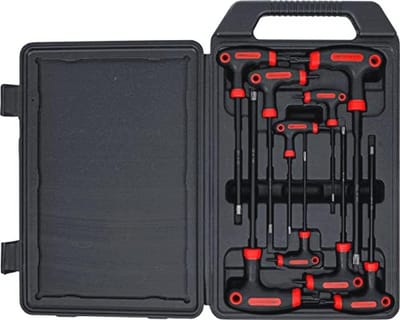 Schroevendraaierset met T-handles en Torx Profiel | T10 - T50 | 9-delig