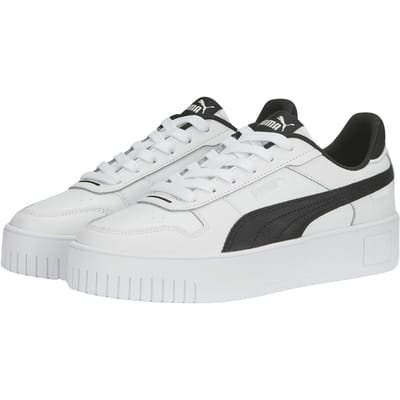 PUMA Carina Street Dames Sneakers - Wit/Zwart
