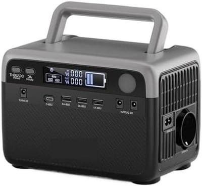 Draagbaar Power Station - Accu Generator - Buiten Opladen - LiFePO4 Batterij - 2304Wh - Grijs