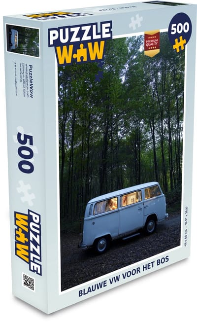 Puzzel Bus - Licht - Bos - Legpuzzel - Puzzel 500 stukjes