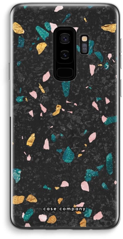 Case Company® - Hoesje geschikt voor Samsung Galaxy S9 Plus hoesje - Terrazzo N°10 - Soft Cover Telefoonhoesje - Bescherming aan alle Kanten en Schermrand